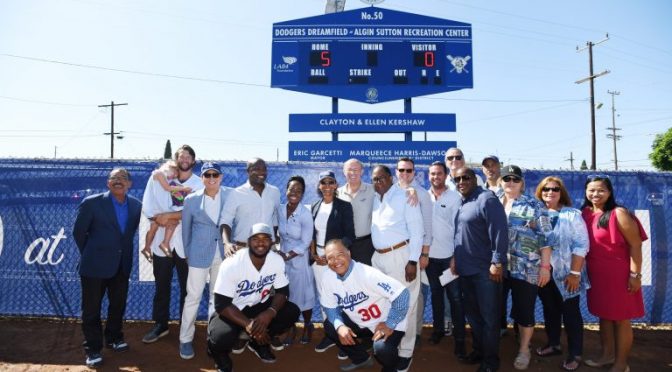 Los Angeles Dodgers Foundation Unveil 50th Dodgers Dreamfield